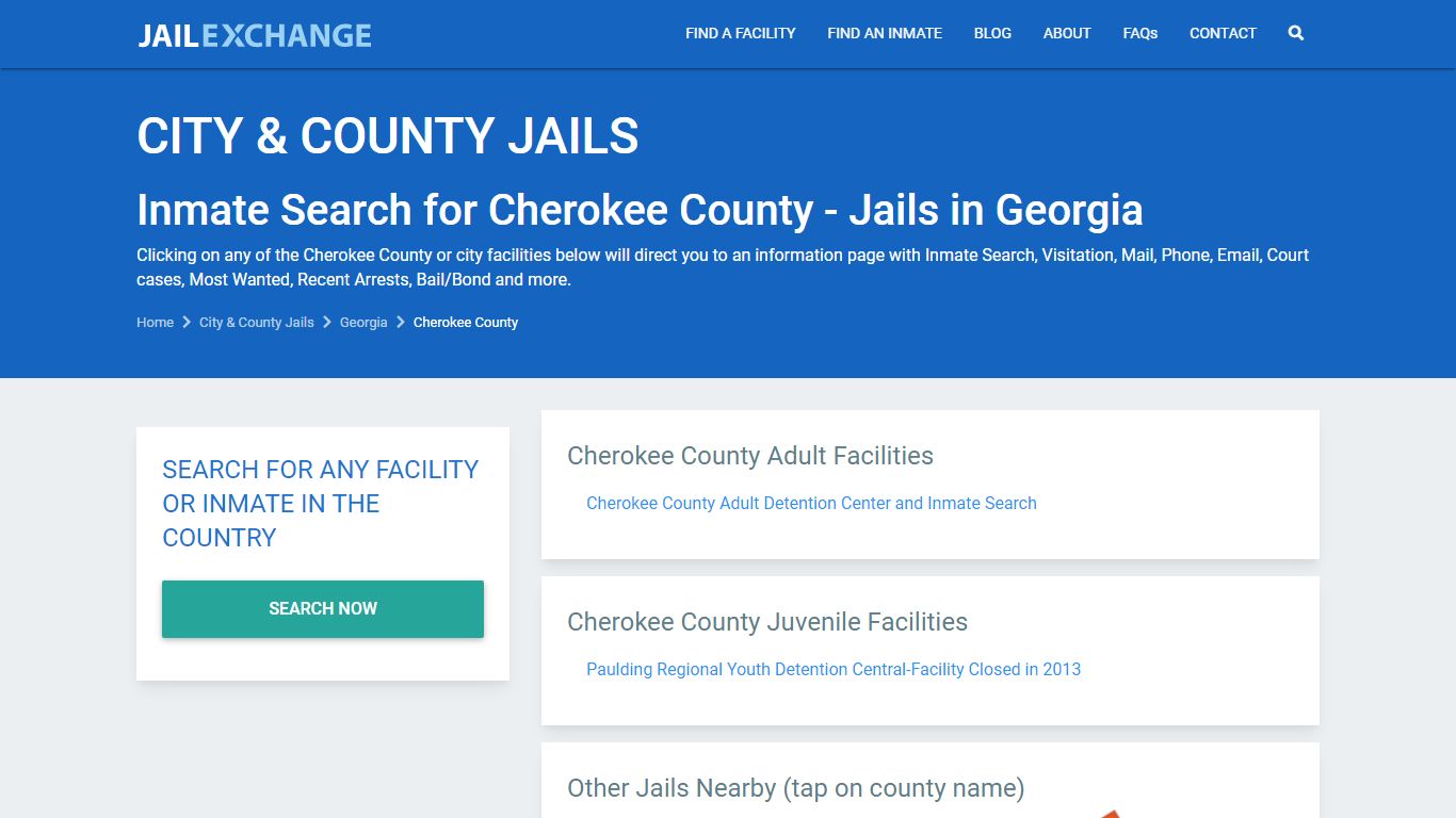 Cherokee County Jail Inmates | Arrests | Mugshots | GA